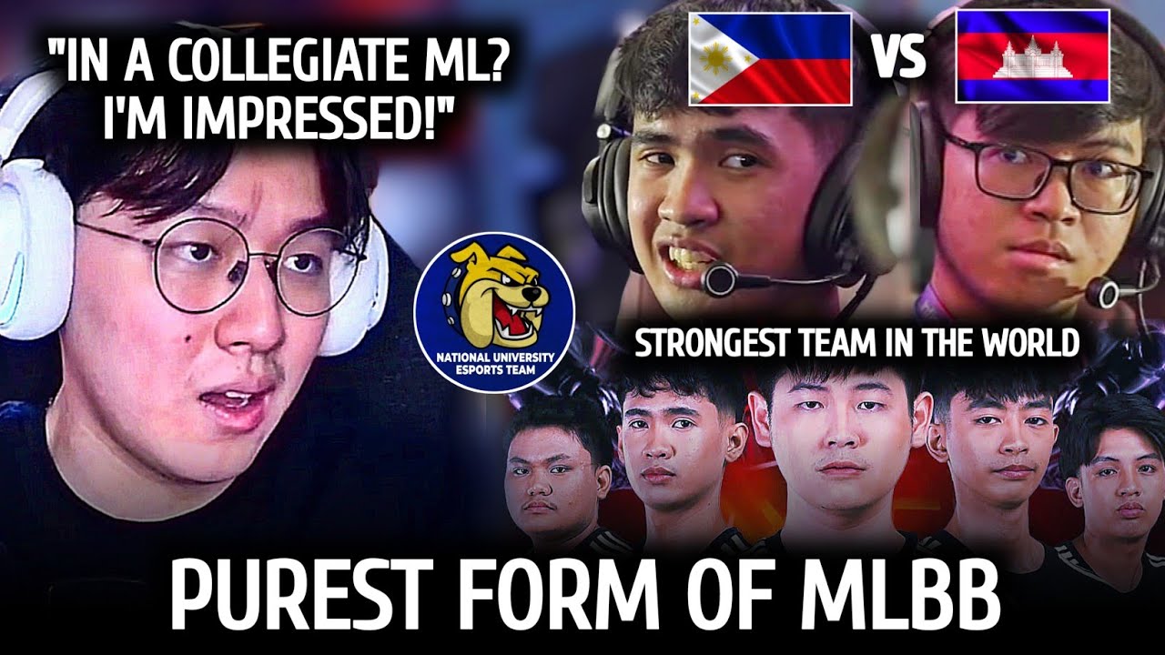 MIRKO WAS IMPRESSED! PUREST FORM OF MLBB IN COLLEGIATE DIV.? NU BULLDOGS CHAMP AGAIN! PH vs CAMBODIA