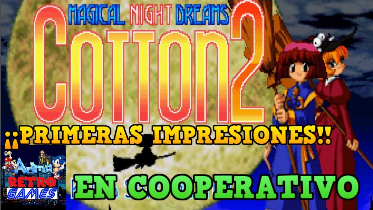 COTTON 2 (Sega Saturn) - &iexcl;UN CUTE EM UP PRECIOSO! | AdmaRetroGames | Gameplay | Sega