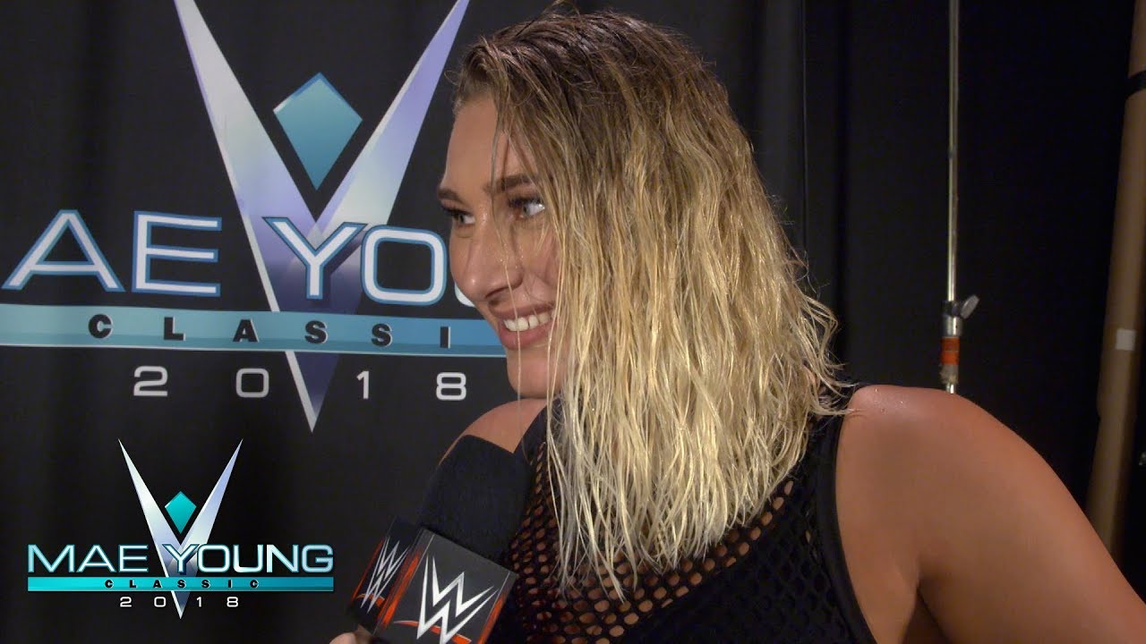 Rhea Ripley loses her cool on Sarah Schreiber: WWE Exclusive, Oct. 3, 2018