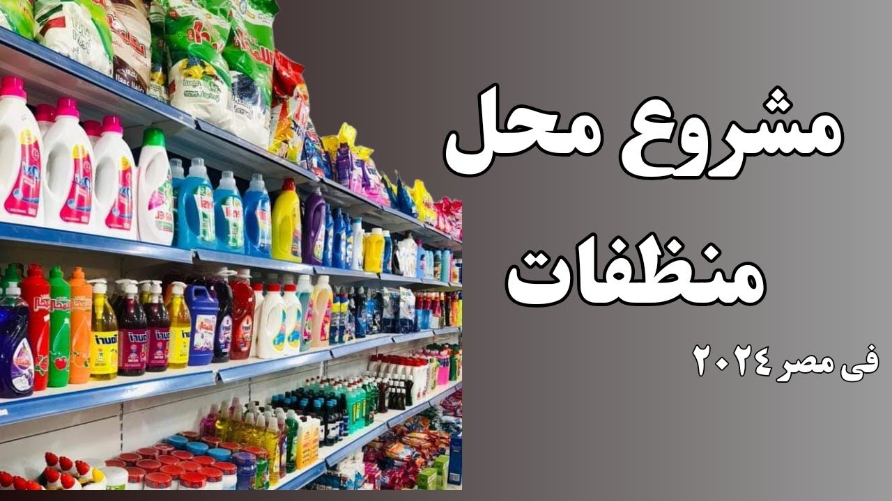 مشروع محل منظفات في مصر 2024 : مشروع صغير مربح