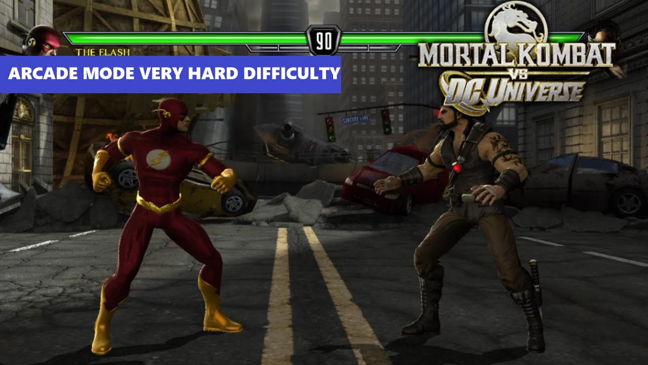 Flash's Fast Fists: Mortal Kombat Vs DC Universe Arcade Run on Very Hard Difficulty