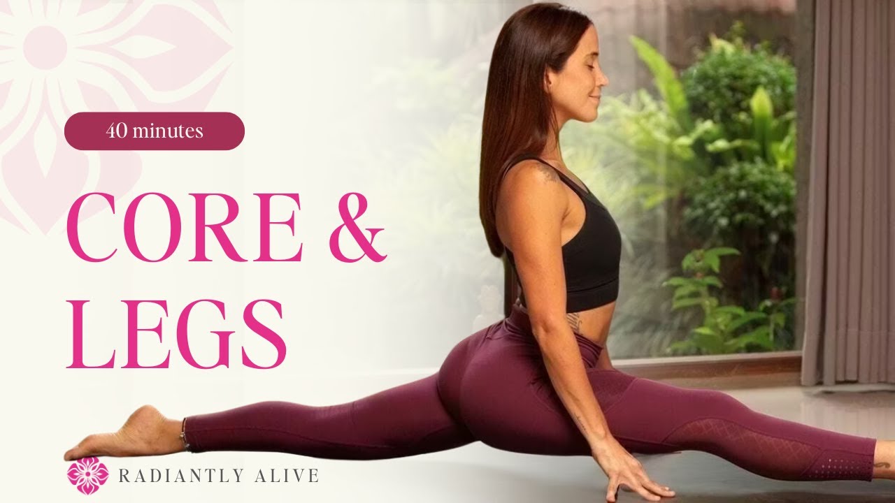 40 Min Beginner-Friendly Vinyasa Yoga Flow for Core & Legs with Denise