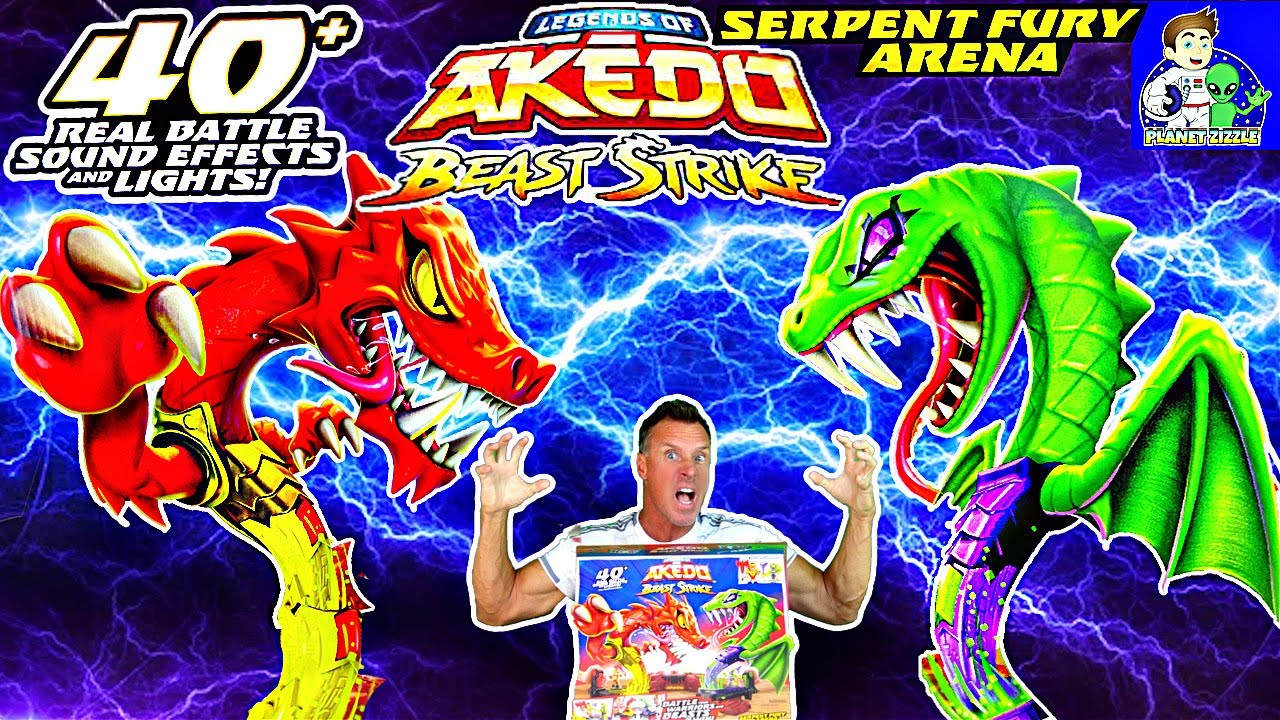 Legends of Akedo Beast Strike Serpent Fury Arena