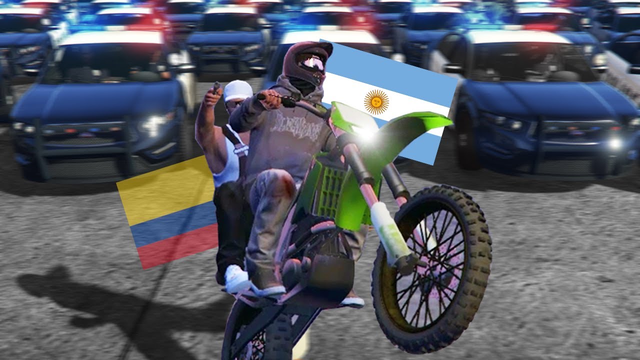 ESCAPING from the police with a Colombian xd