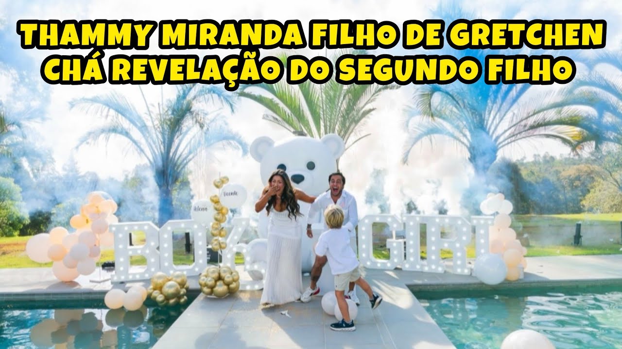 ANDRESSA FERREIRA E THAMMY MIRANDA REVELAM SEXO DO SEGUNDO FILHO #thammymiranda #andressaferreira