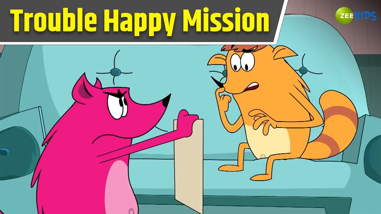 Trouble Happy Mission﻿ | Pyaar Mohabbat Happy Lucky | Comedy Cartoon | Hindi Cartoon | KidZ