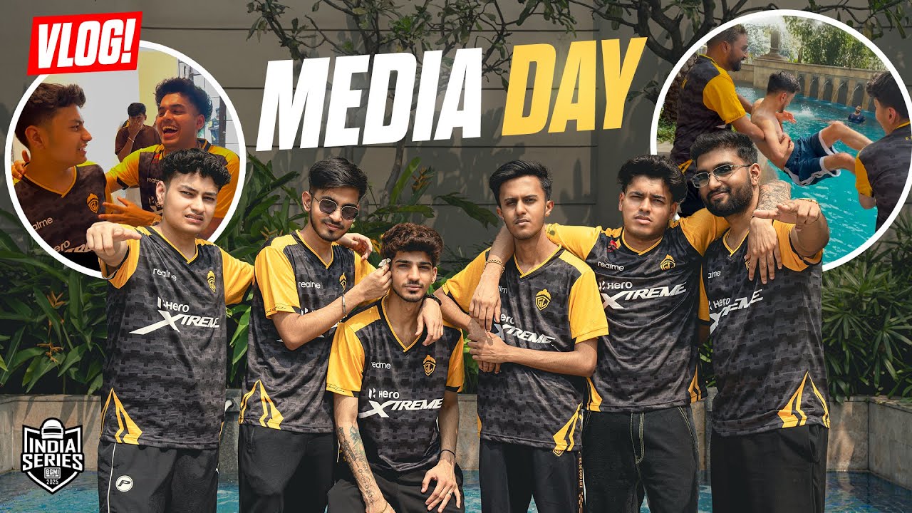 MEDIA DAY VLOG OF BGIS 2025 | TEAM GODLIKE💛