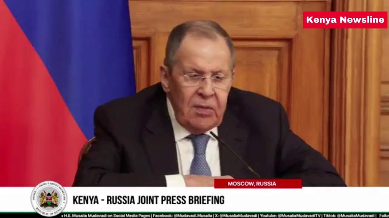 Прямая трансляция: Премьер-министр Мудавади в Москве на совместном брифинге Кении и России, Москв...
