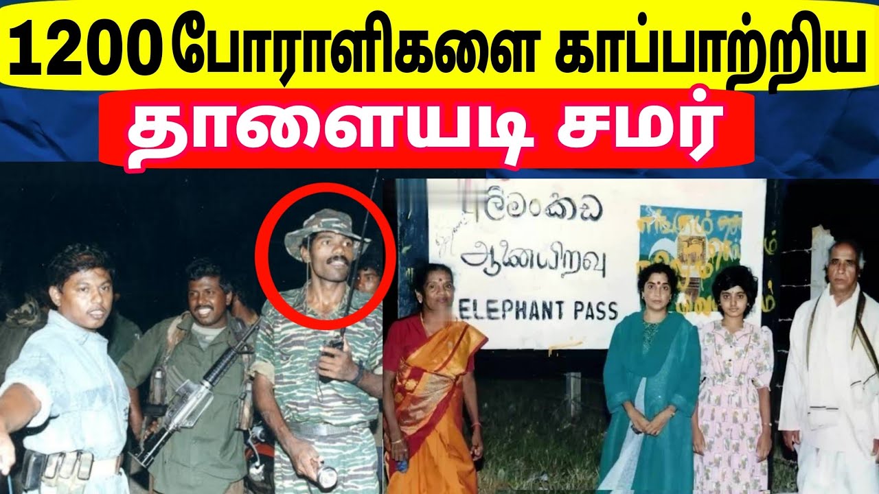Tamil History | 1200 போராளிகளை காப்பாற்றிய தாளையடி சமர் |  ஆனையிறவு சமர் | Jaffna | Tamil