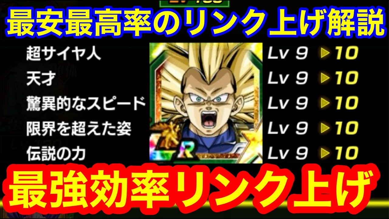 【ドッカンバトル  11周年 リンク上げ 最強最安最高率 完全解説 界王神の崇高なる指南   超サイヤ人4孫悟空(DAIMA)＆超サイヤ人3ベジータ 】ドッカンフェス【 ドカバト　ドラゴンボール