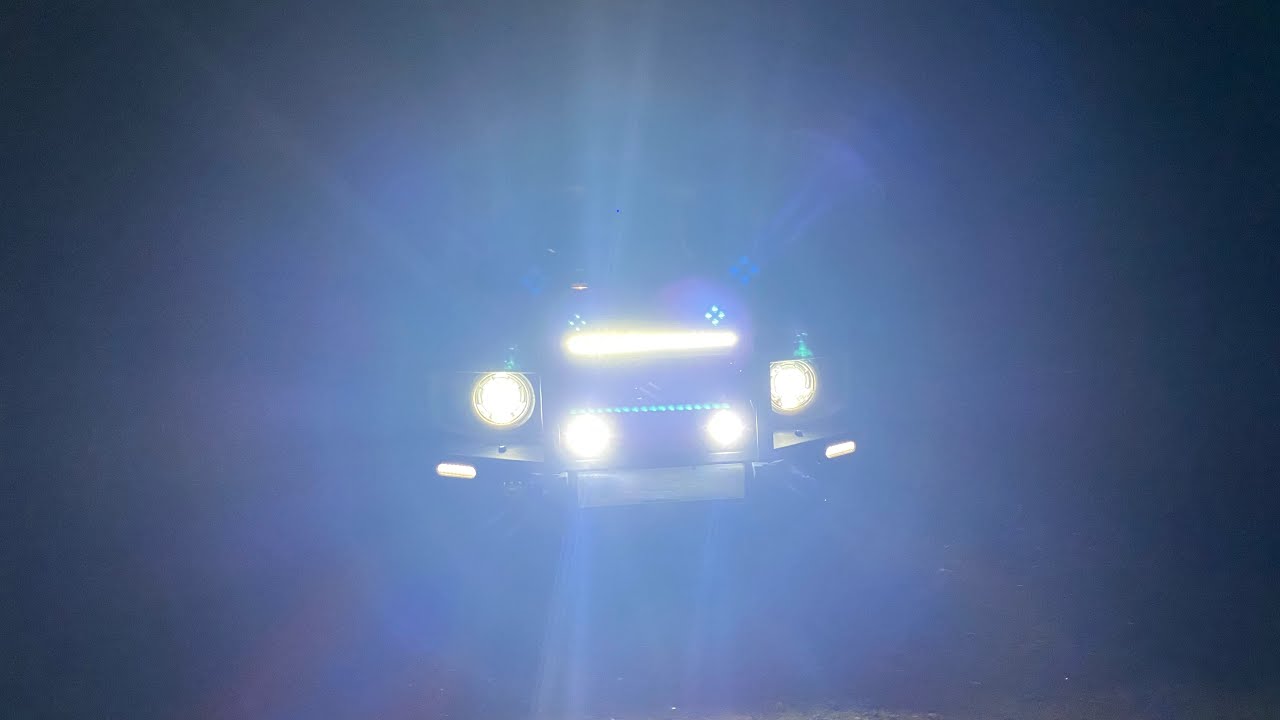 Osram VX80-WD LED Lamps on Suzuki Jimny