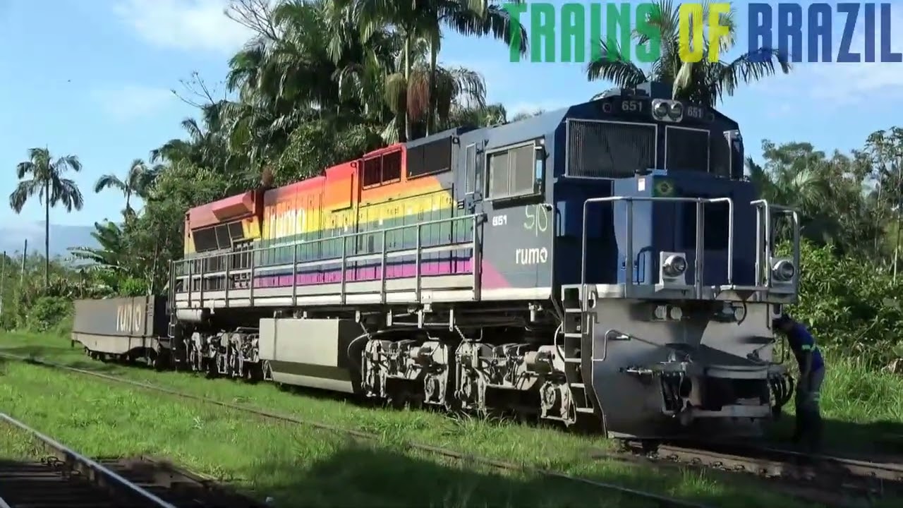 TRENS DE CARGA EM MORRETES, PR | ES43BBi LGBT, TREM SERRA VERDE (OUTUBRO 2022)