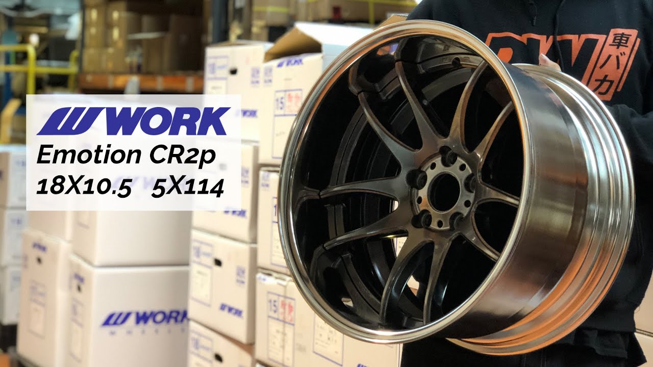 A Closer Look at WORK Wheels Japan Emotion CR2P in 18x10.5 ET-13 5x114