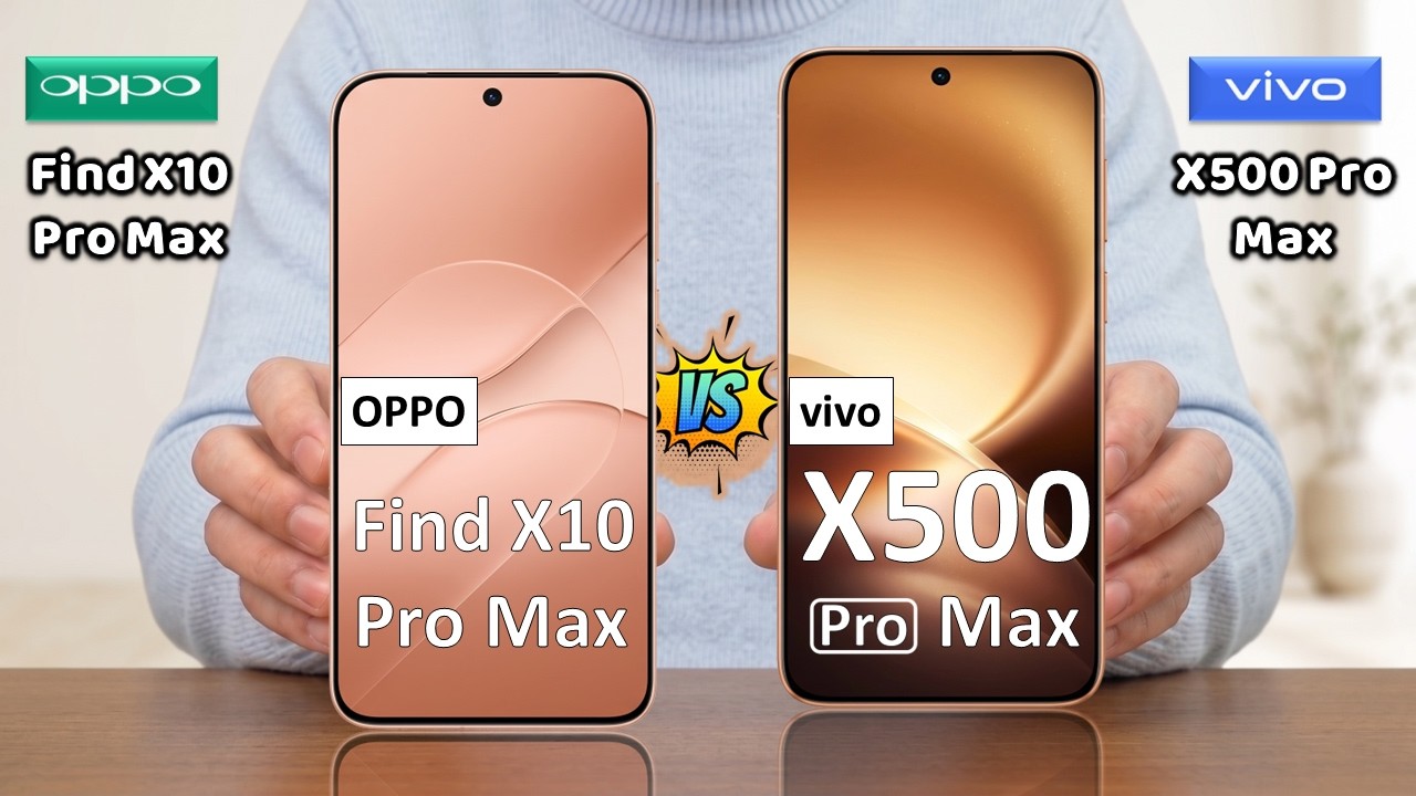 Oppo Find X10 Pro Max Vs vivo X500 Pro Max - Full Comparison 🔥 Techvs