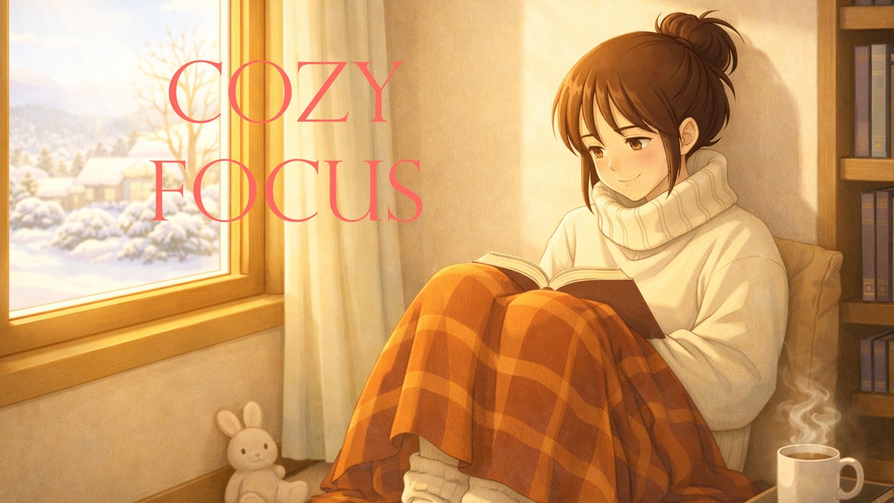 Reading on the Floor by the Window | 90 Minutes Focused Ambience ｜ Anne’s Pages