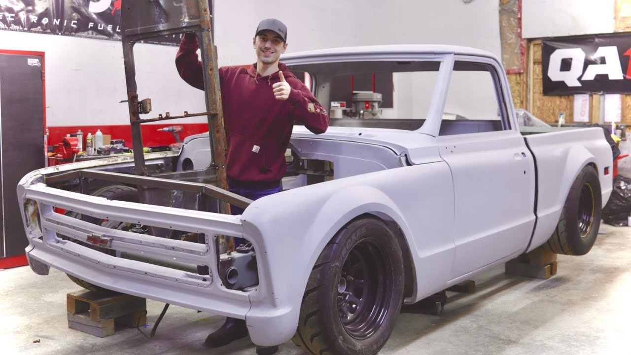 Custom '68 C10 Radiator Support: Built with Basic Tools and Big Dreams