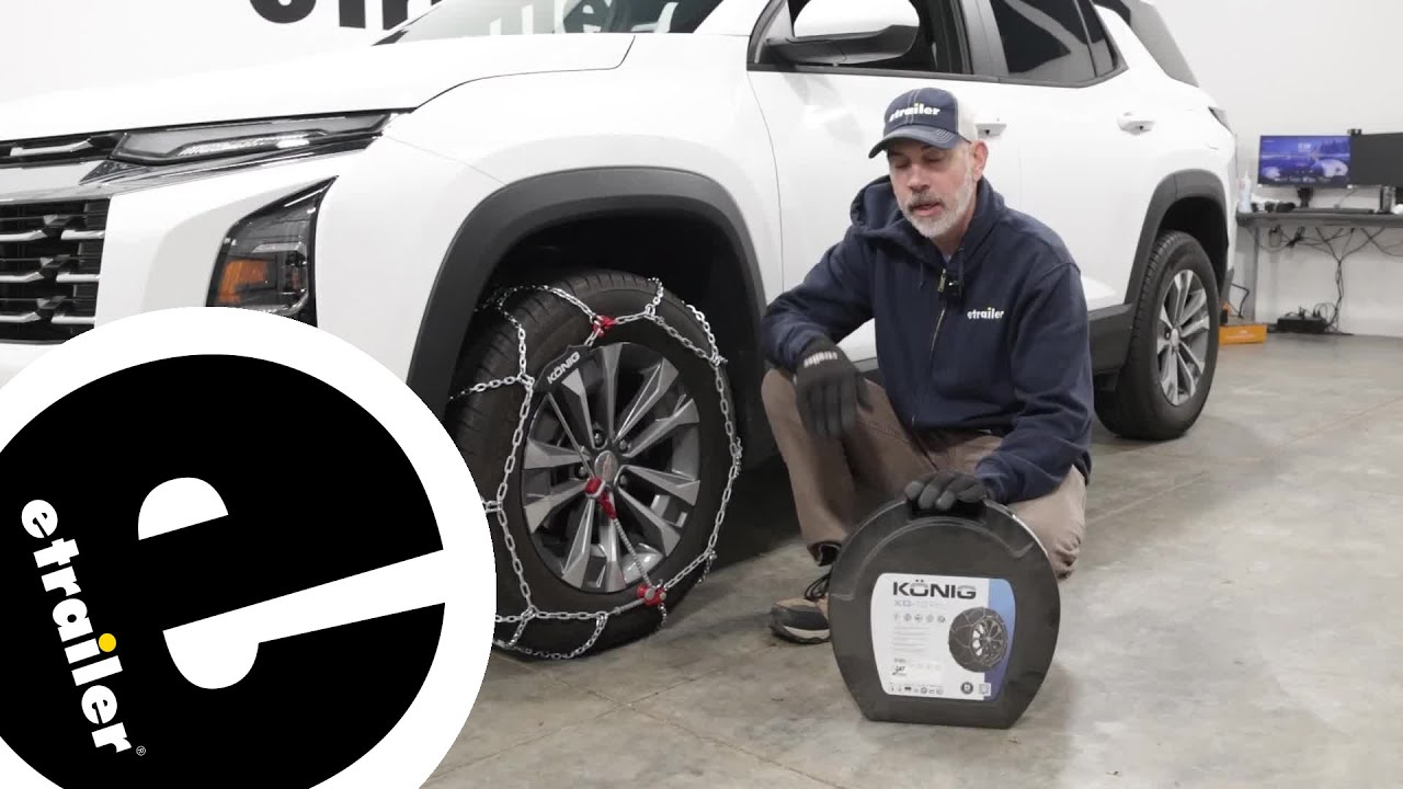 etrailer | Installing the Konig Tire Chains on a 2026 Chevrolet Equinox