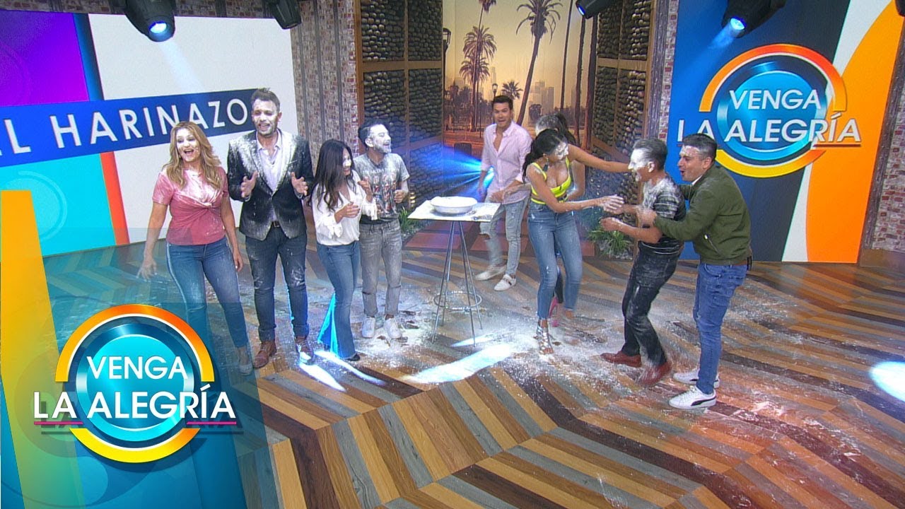¡Divertidísimo El Harinazo de este viernes del que sólo se salvó Brandon! | Venga La Alegría