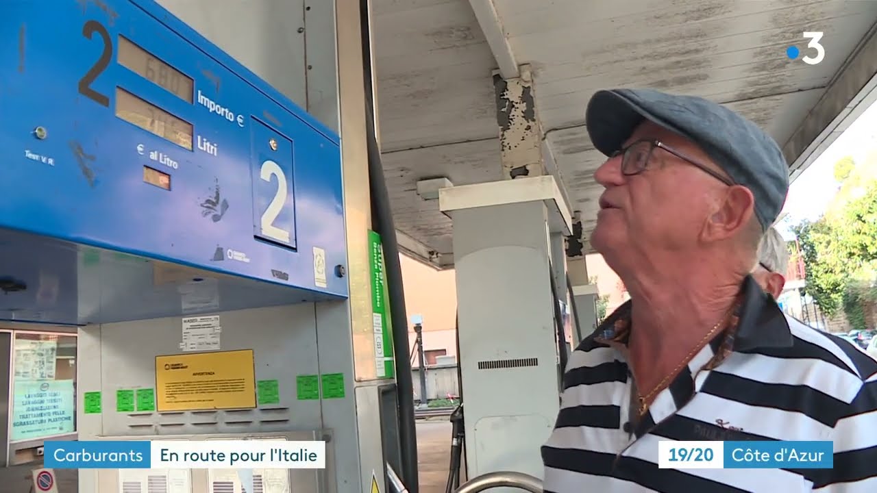 Pénurie d'essence : les Français vont faire le plein en Italie