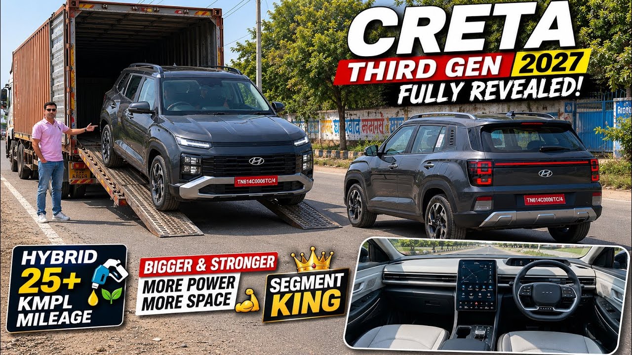 Новая Creta 2027 GEN3 представлена 🔥 Больше, мощнее и премиальнее / Расход 25 км/л - CRETA 2027