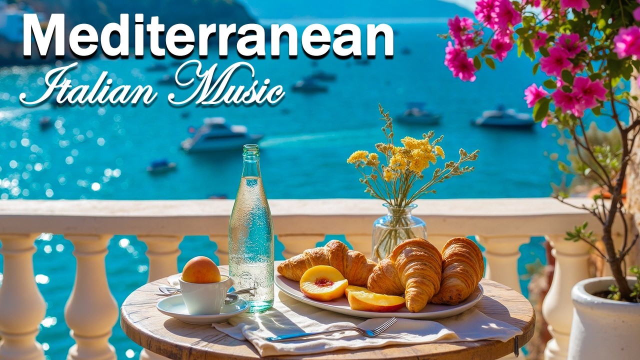 Cinque Terre Morning 🎶 Soothing Italian Guitar & Relaxing Coastal Bliss 4K