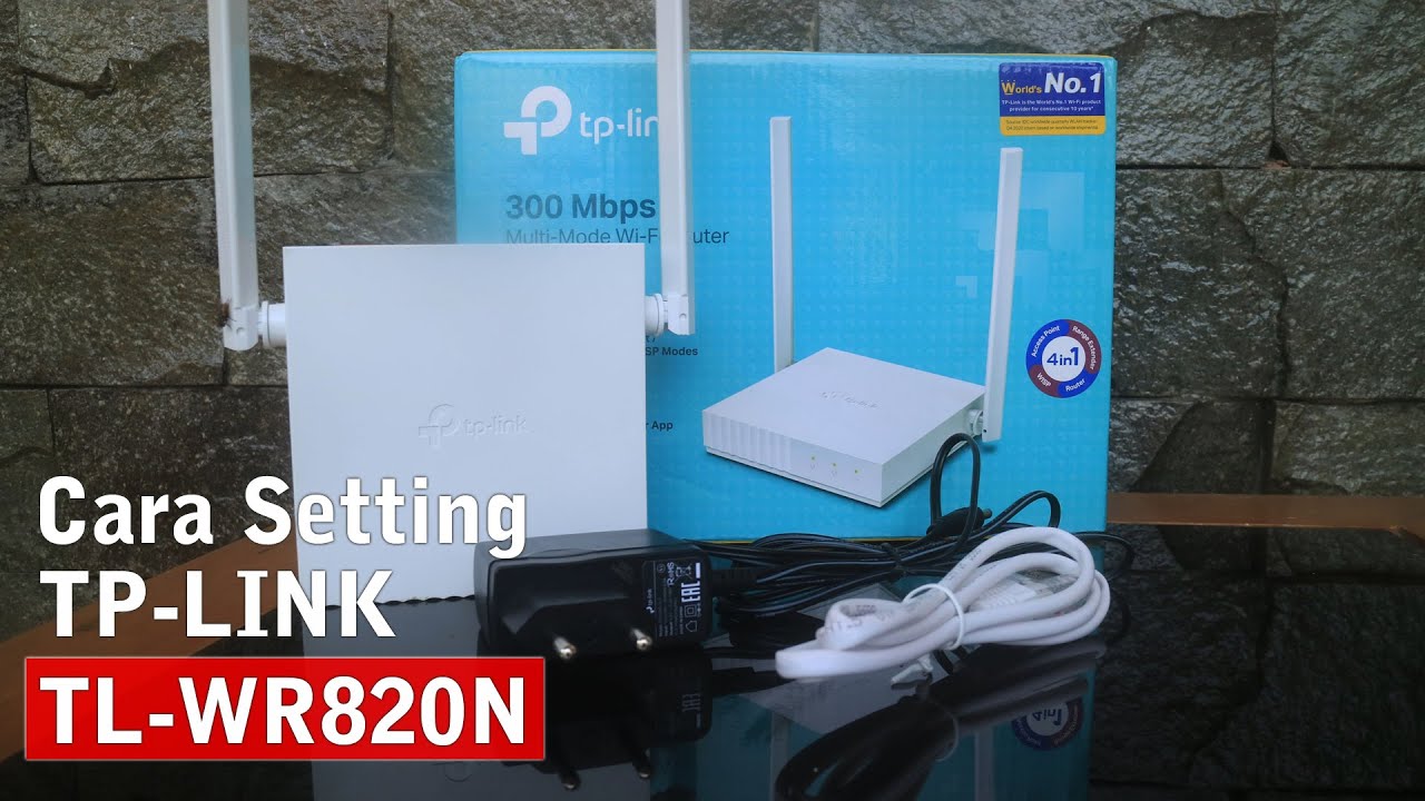 Cara Setting TP LINK TL-WR820N V2 Pakai Handphone / Hape Tanpa PC