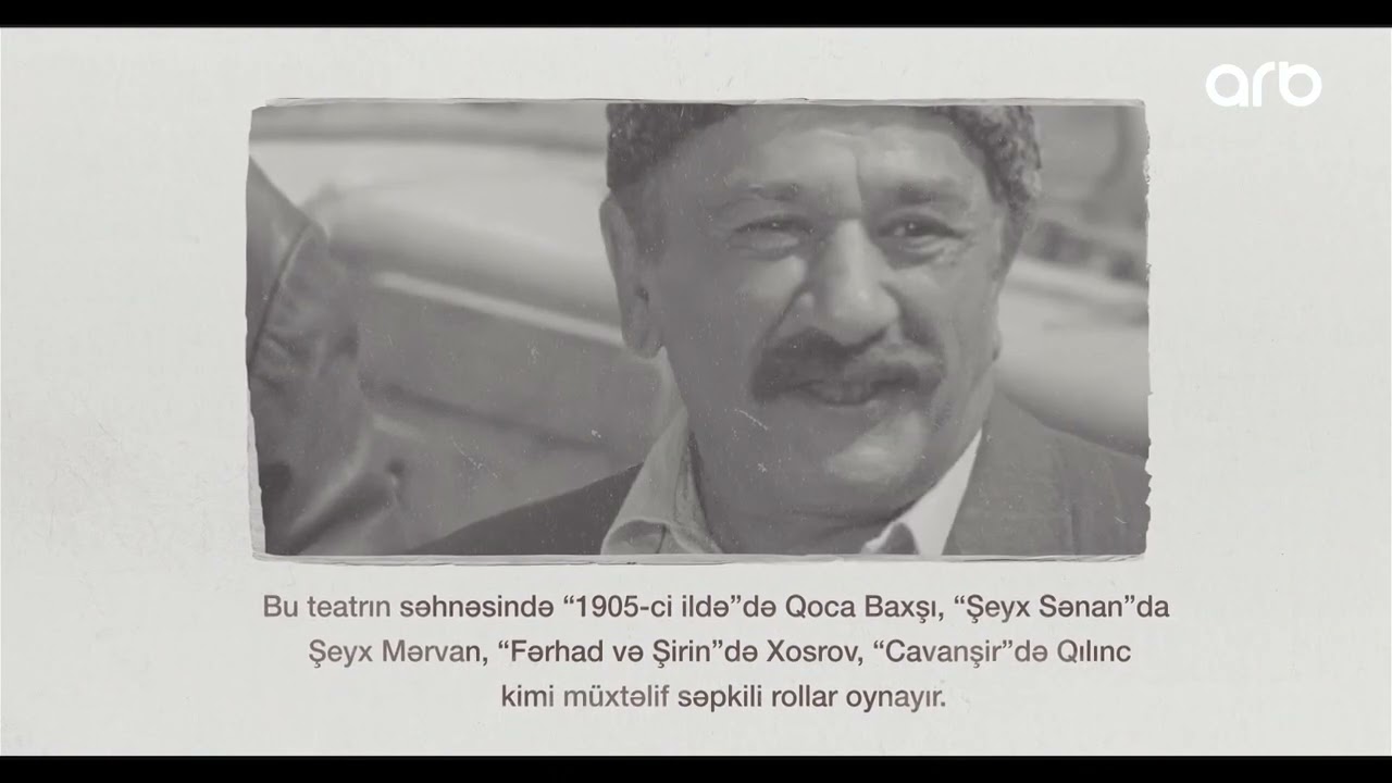 Bu gün Azərbaycanın Xalq artisti, kino aktyoru Məmmədrza Şeyxzamanovun doğum günüdür - ARB TV