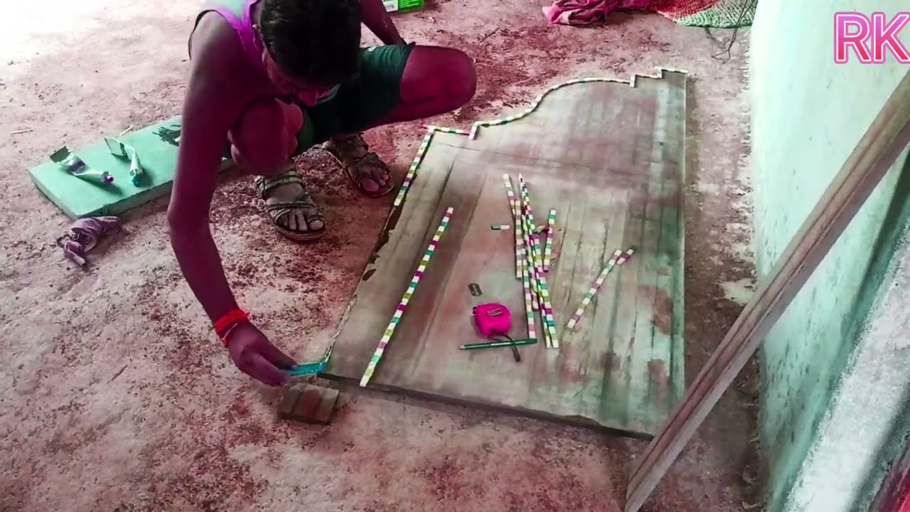 इस वीडियो में देखें किचन का पर्दा कैसे काटते हैं// मिस्त्री राम किशन मेहरा@RKtiles