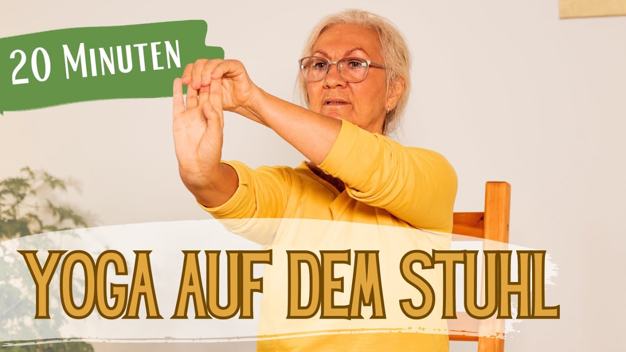 20 Minuten Yoga auf dem Stuhl für Menschen Ü60, Anfänger*innen und Büropausen mit Adishakti