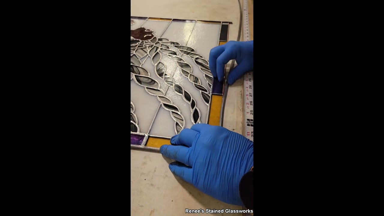 Studio Vibes - Watch Me Frame a Stained Glass Panel with Lead Came
