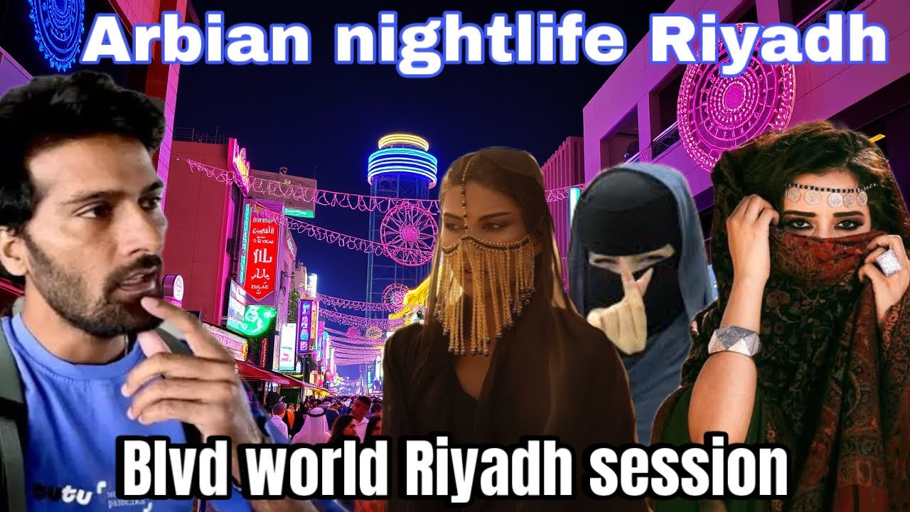 Saudi Arabia Riyadh nightlife 2025 modern @theindotrekker #riyadhseason #saudiarabia #blvdworld