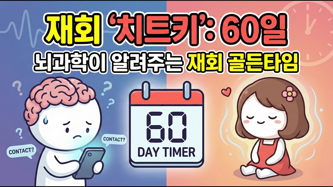 재회 성공 전략, 사랑한다는 고백보다 60일간의 '부재'가 더 강력한 이유