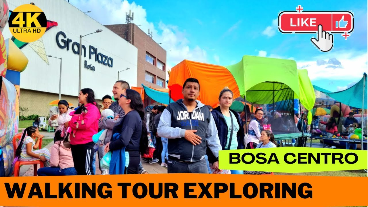 Caminando Conociendo Bosa Centro Walking Tour Sin Filtros sin Comentarios  BOGOTA │COLOMBIA  [4K ]