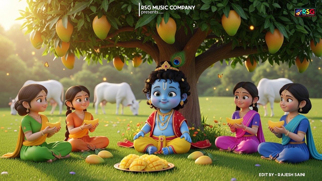 छोटी छोटी गैया - Choti Choti Gaiya Chote Chote Gwal | Krishna Bal Leela | Little Krishna Song