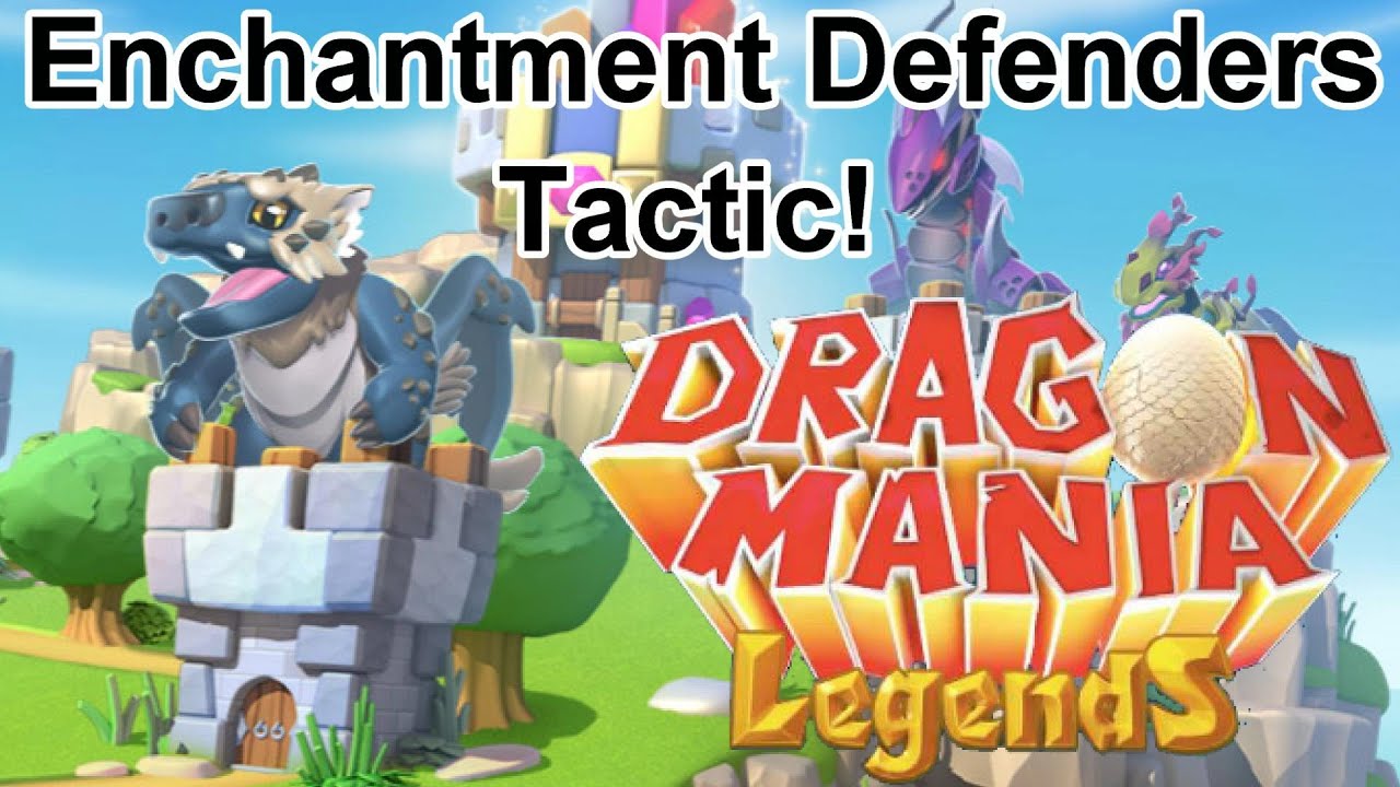 Low Level Enchantment Defenders Tactic! - Let's Help Other Players! - Dragon Mania Legends