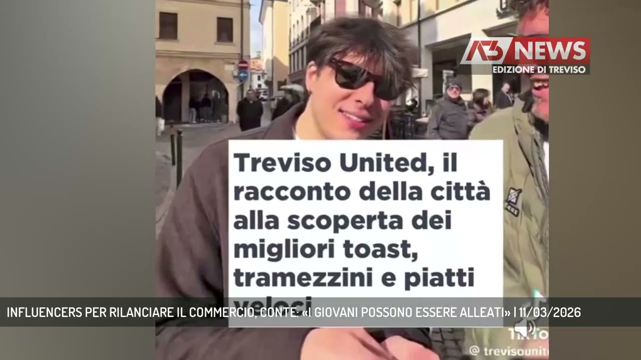 INFLUENCERS PER RILANCIARE IL COMMERCIO, CONTE: «I GIOVANI POSSONO ESSERE ALLEATI» | 11/03/2026