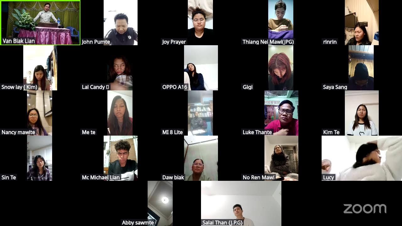 Crusade zankhatnak  speaker - Saya  Van Biak Lian 