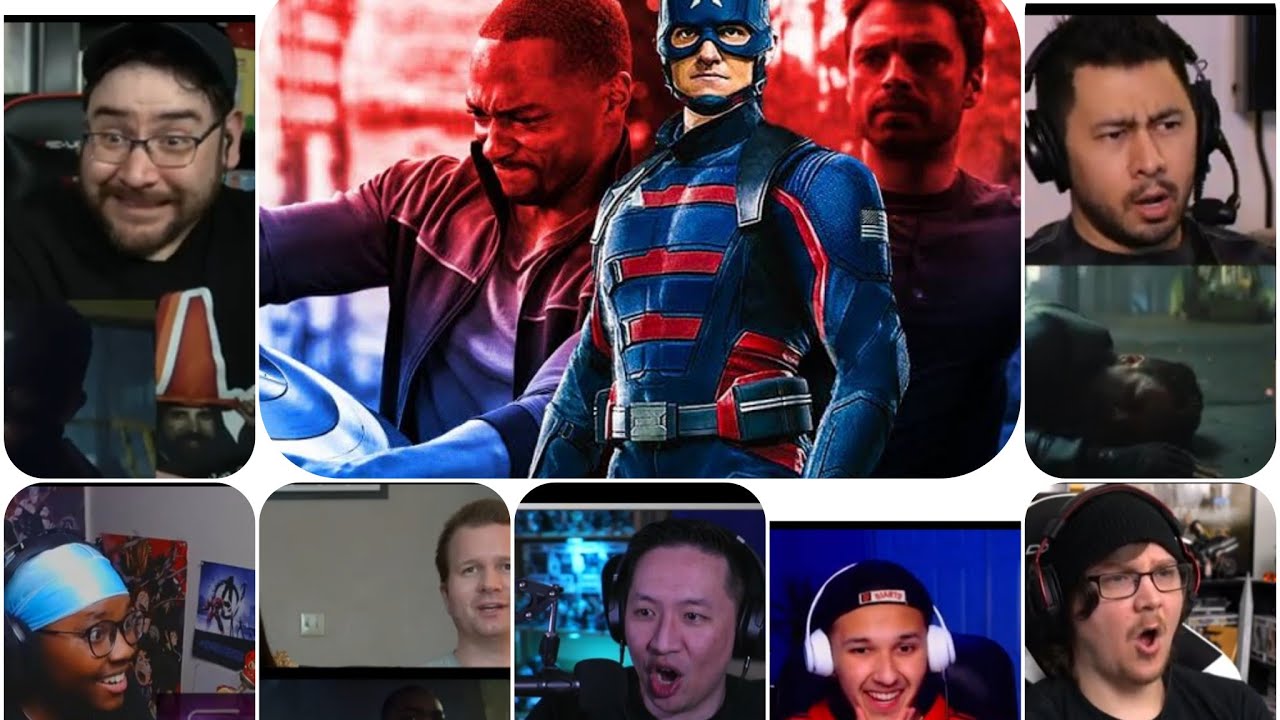 Sam and Bucky vs John Walker. Reaction Mashup. The Falcon and The Winter Soldier. Ep 5.