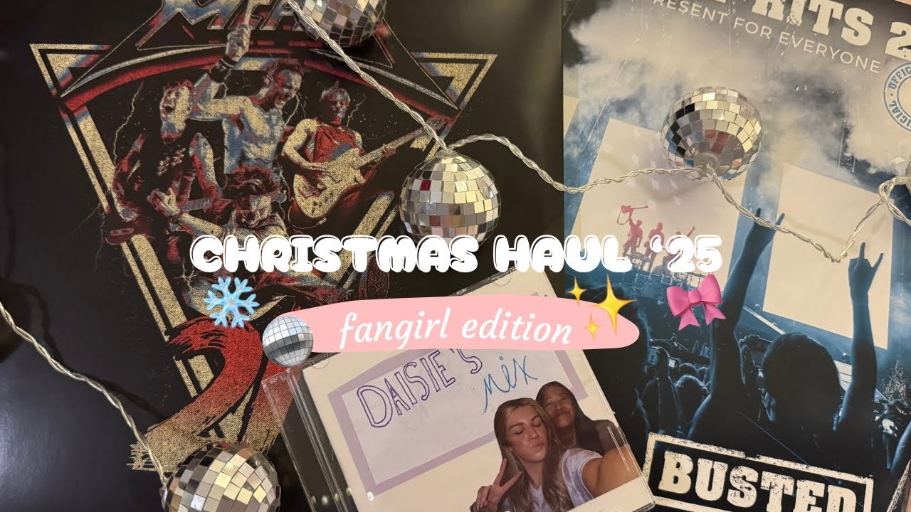 what i got for christmas 2025 | fangirl edition 🎀