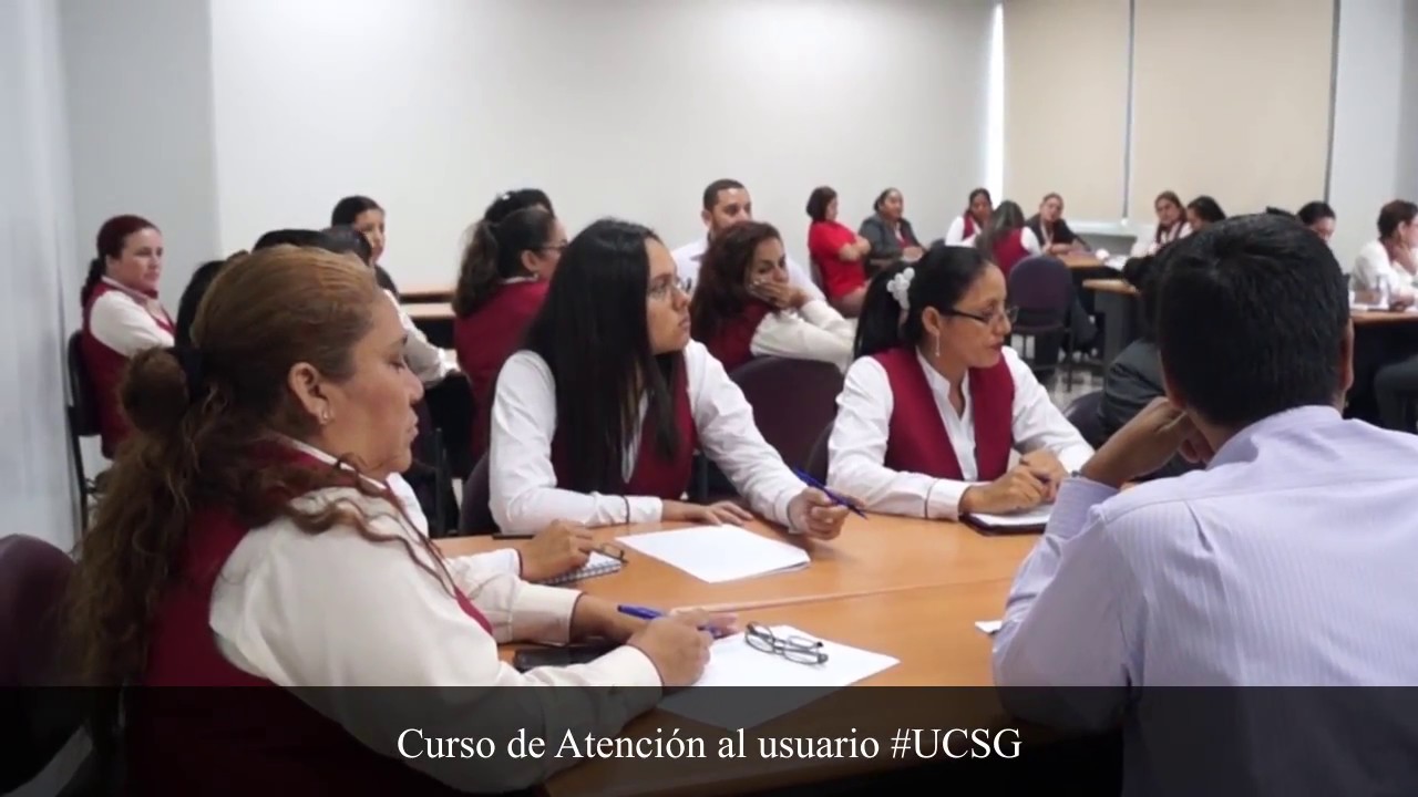 Curso de Atenci&oacute;n al usuario #UCSG