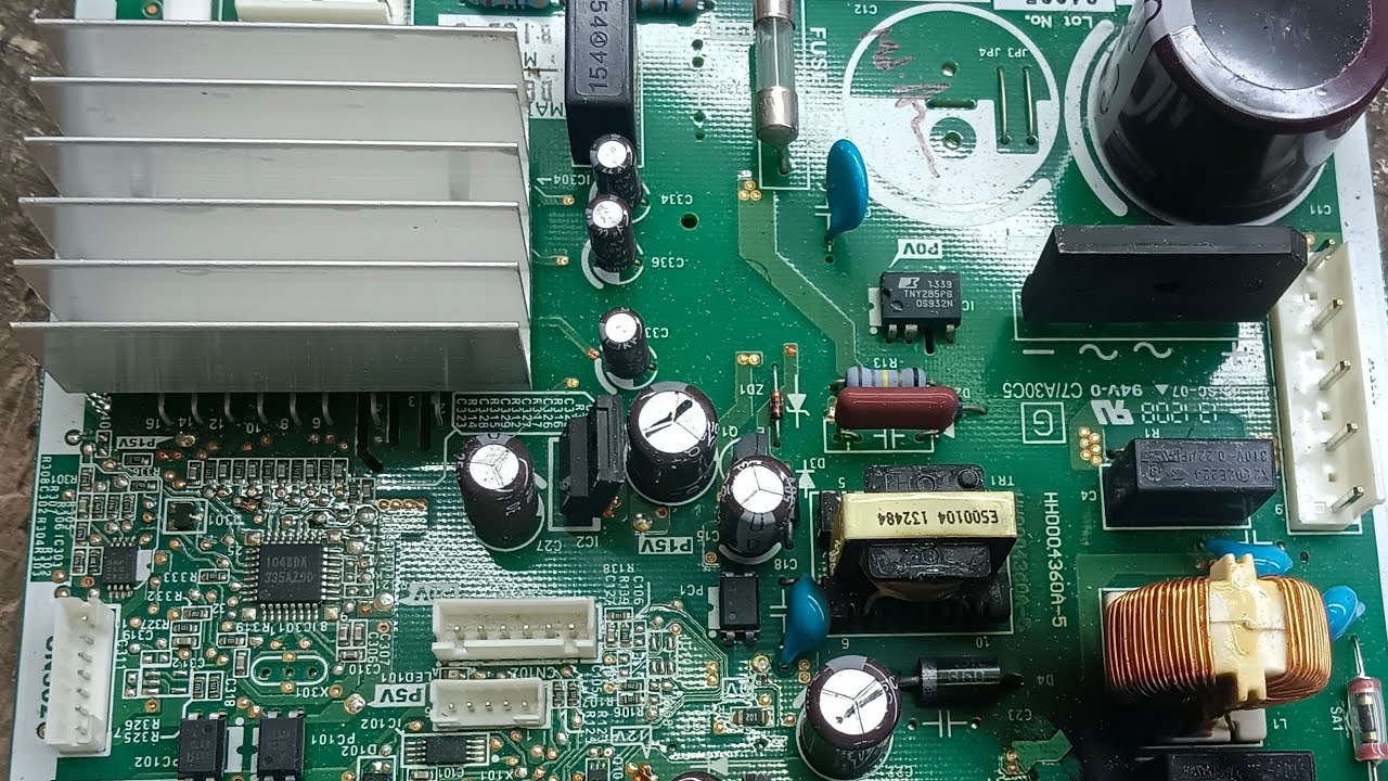 Hitachi inverter double door  fridge PCB #repair #solution #electronic #elctrical #sensor #fan