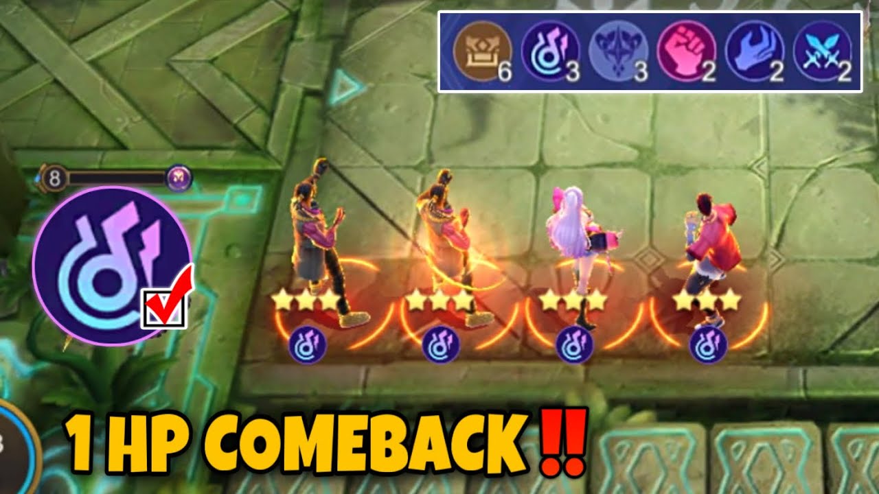 NO TIGHT BUDGET Not a PROBLEM‼️ 1% Blood Best Comeback in Magic Chess History  || Austus Skill 2