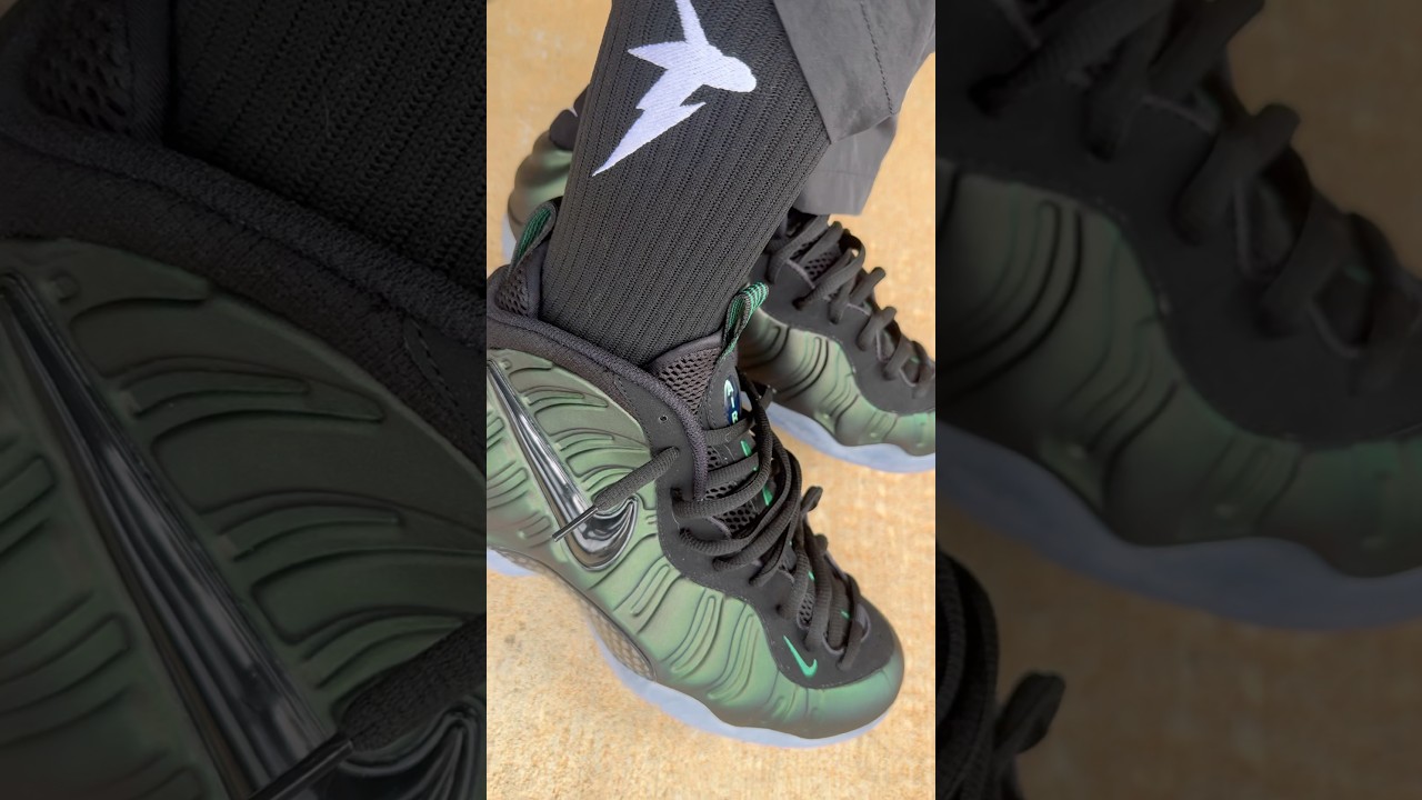 EARLY LOOK NIKE FOAMPOSITE PRO &ldquo;PINE GREEN&rdquo; DECEMBER 2025🔥#sneakerhead #foamposite #nike #sneakers