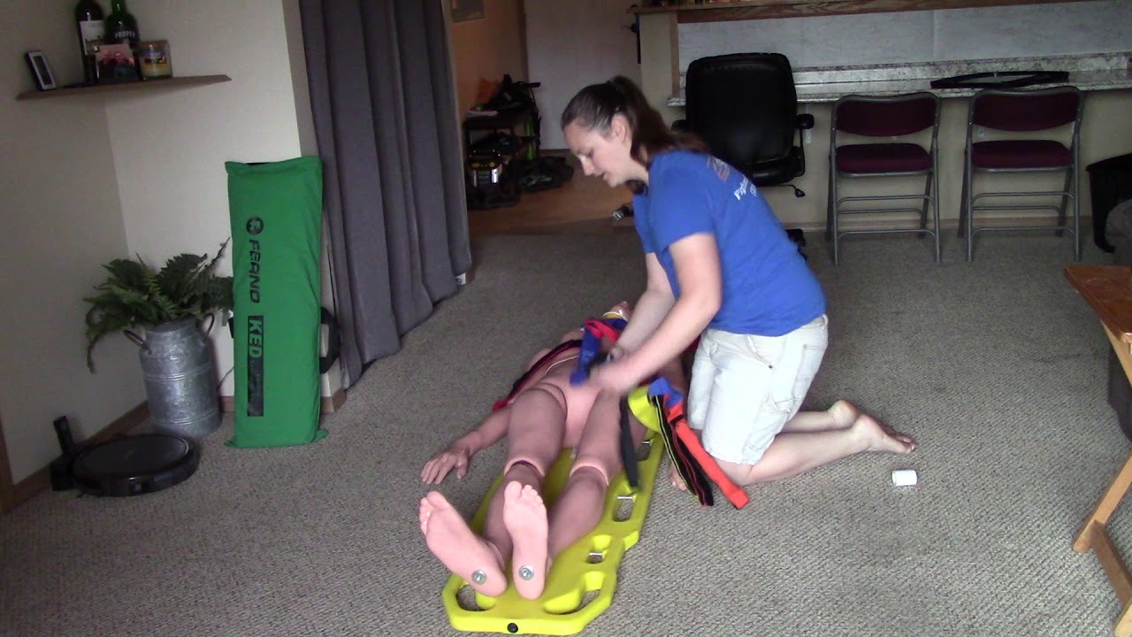 Spinal Immobilization (Supine) Skill Station for National Registry EMT (NREMT) Psychomotor Test