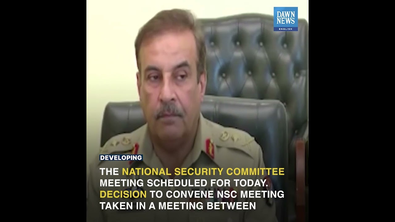 NSC Moot Called To Mull Strategy For Counter-Terrorism | Developing | Dawn News English
