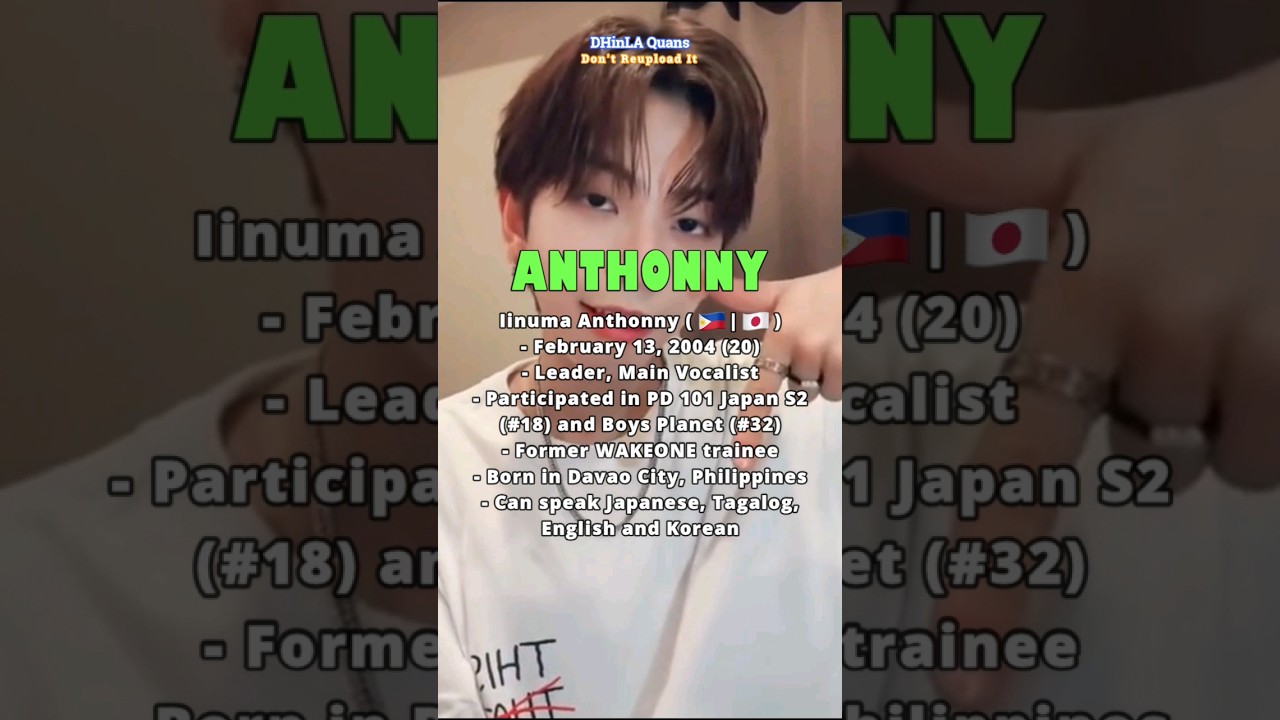 TOZ MEMBERS PROFILE #shorts #toz #topaz #anthonny #hart #yuto #takuto