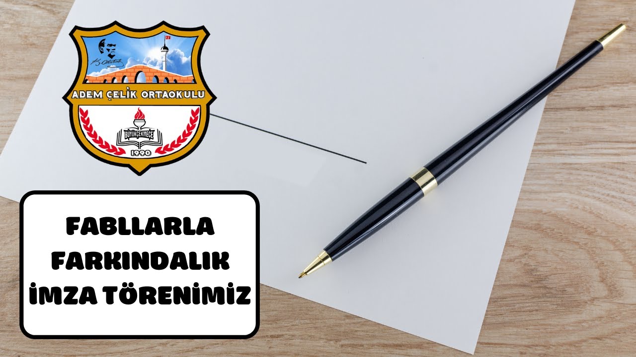 Adem Çelik Ortaokulu Fabl İmza Törenimiz