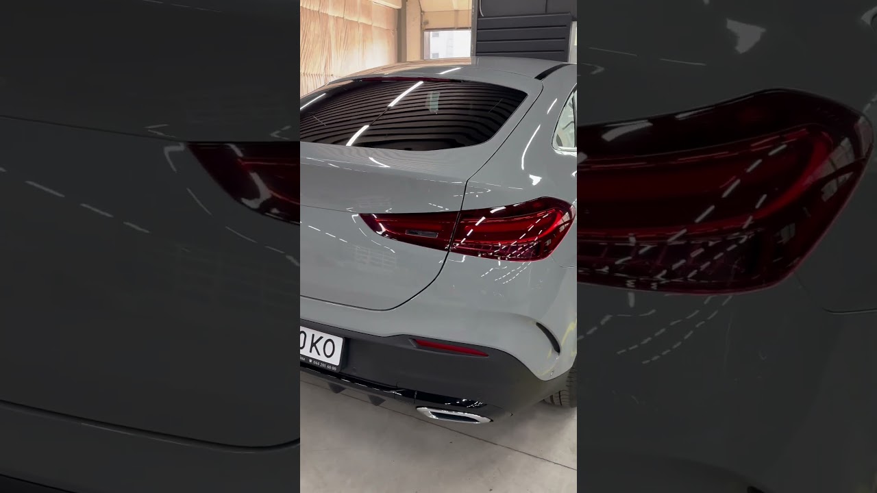 Gle coupe v 167 Mercedes  alpingrau unilack