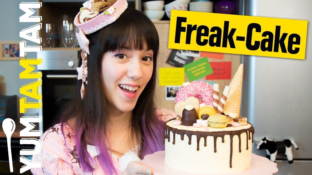 Freak-Cake // Verrückt dekorierter Kuchen // #yumtamtam