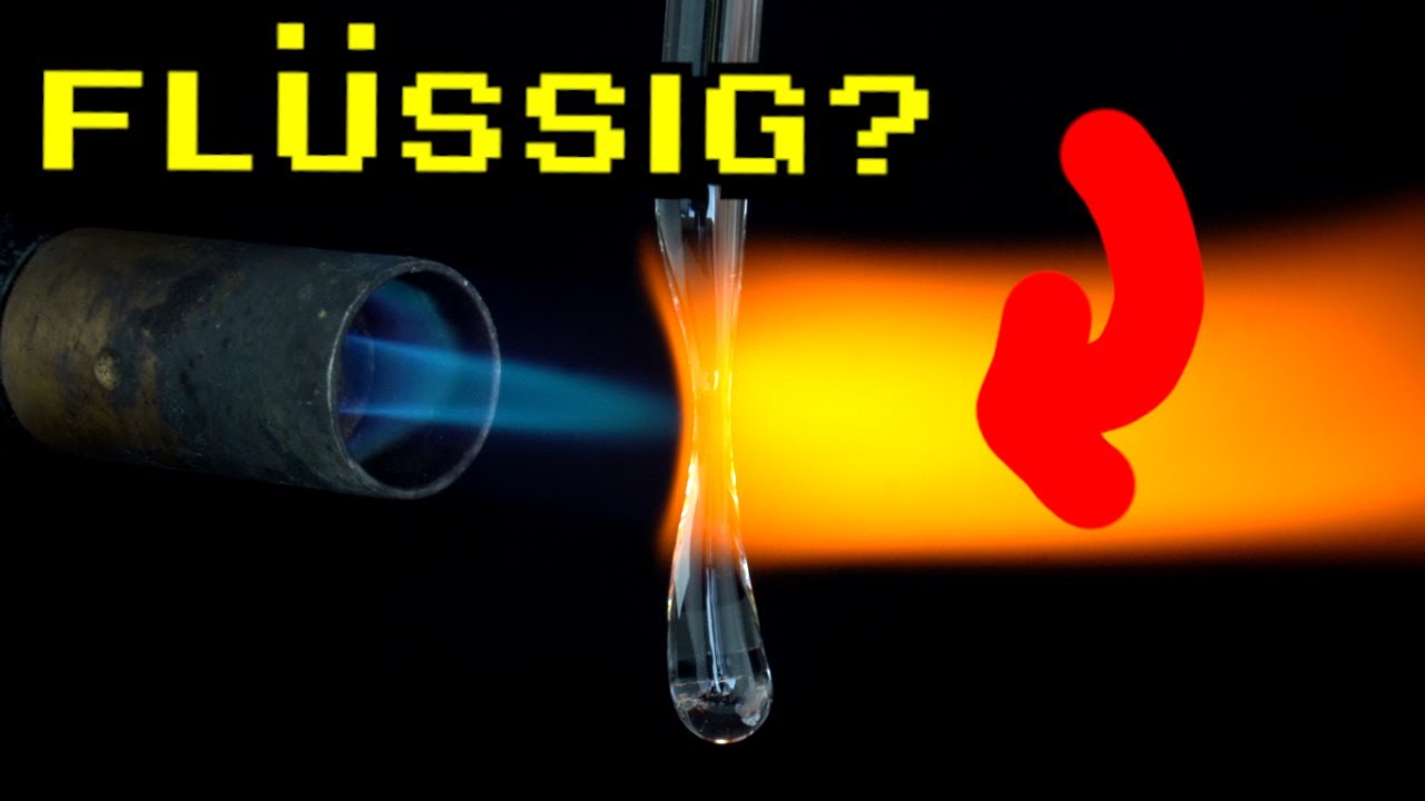 Ist Glas wirklich flüssig? Nein.